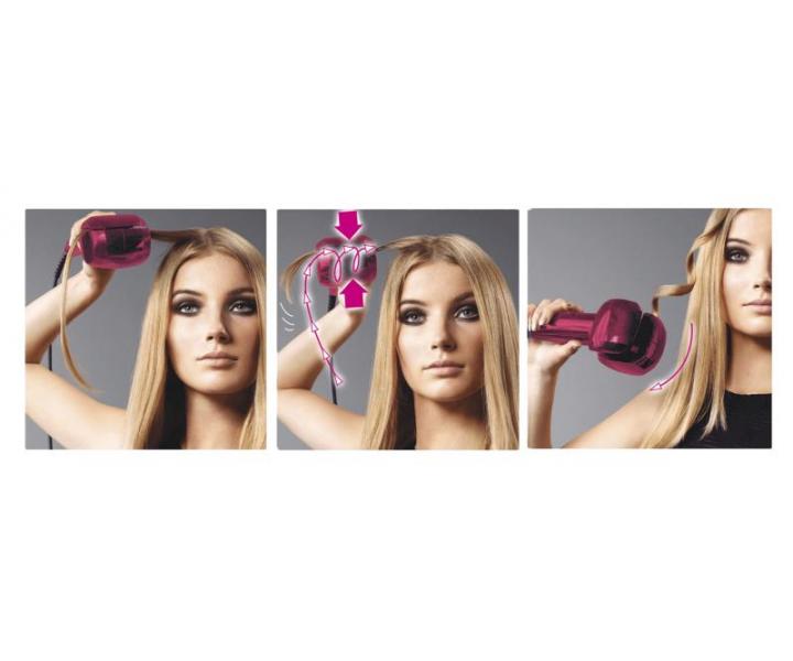 Kulma na vlasy BaByliss C903PE růžová + doplňky Twist Liberty zdarma