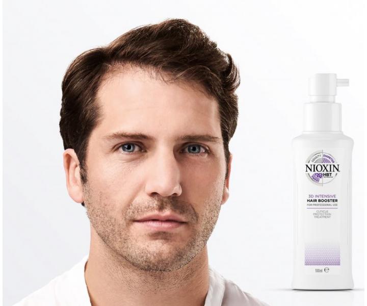 Bezoplachový booster pro oslabené a řídnoucí vlasy Nioxin 3D Intensive Hair Booster - 100 ml