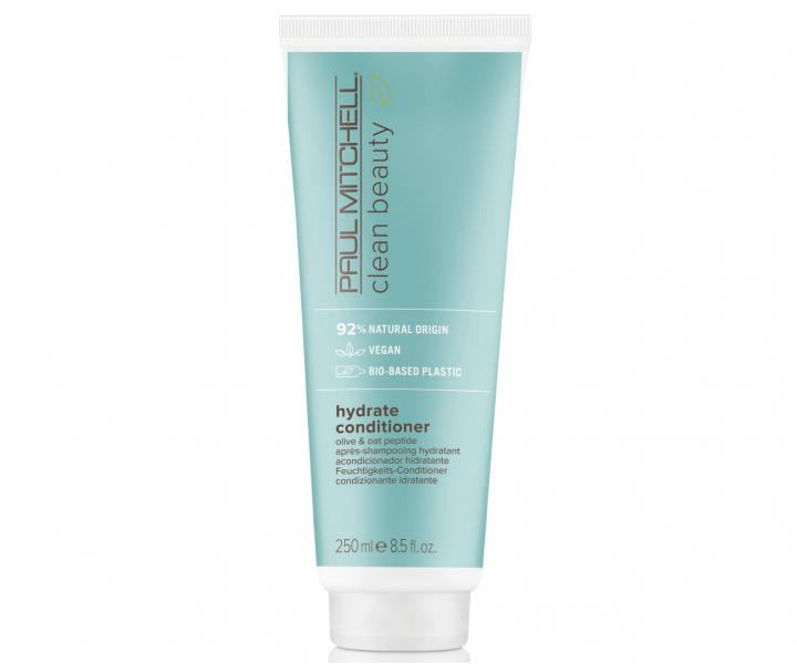 Dárková sada pro suché vlasy Paul Mitchell Clean Beauty Hydrate + květináč se semínky zdarma