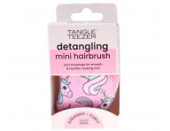 Kartáč na rozčesávání vlasů Tangle Teezer Original Mini Unicorn Magic - fialový s jednorožci