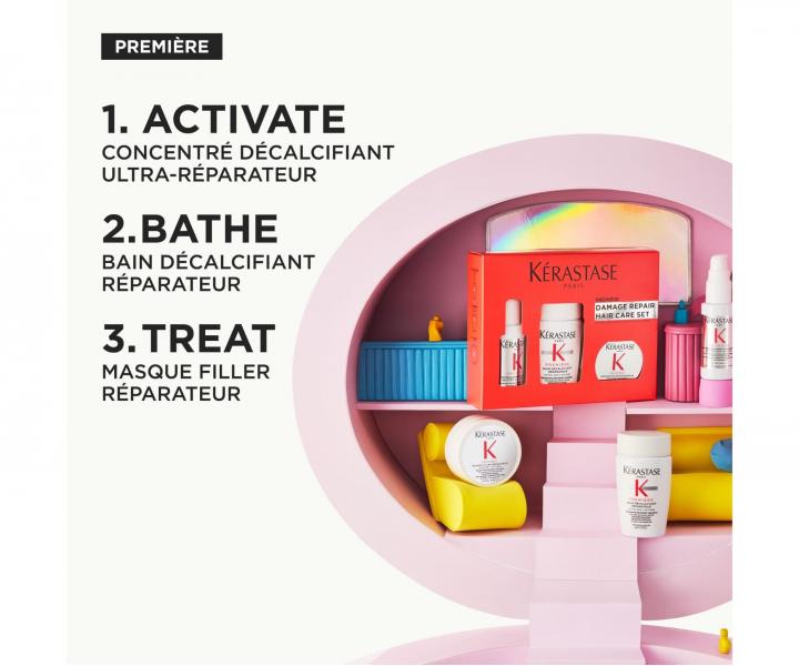 D�rkov� cestovn� sada pro obnovu po�kozen�ch vlas� K�rastase Premi�re Set For Damaged Hair