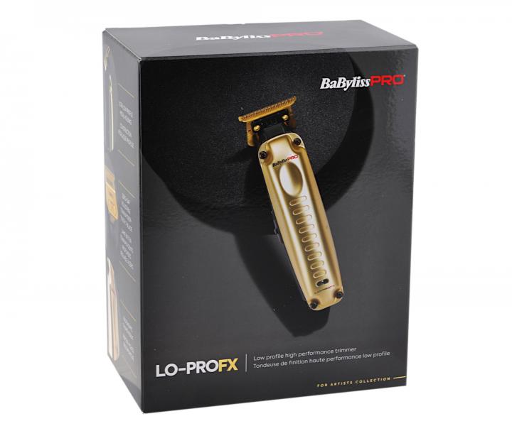 Profesionální konturovací strojek na vlasy BaByliss Pro Lo-ProFX FX726GE - zlatý