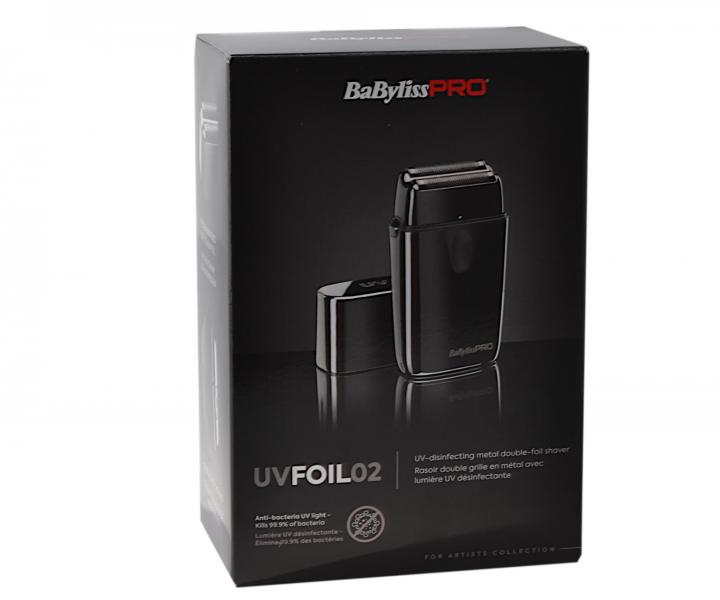 Profesionální planžetový strojek s UV světlem Babyliss Pro UVFOIL - černý