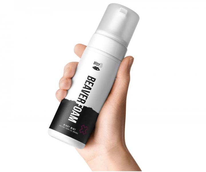 Chladivá intimní mycí pěna pro ženy BusyB Beaver Foam Mindy Mint - 150 ml