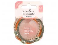 Sada ozdobn�ch gumi�ek do vlas� Invisibobble Twistar Orange Affaire - 3 ks
