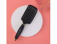 Kart�� na roz�es�v�n� a fouk�n� vlas� s kan��mi a nylonov�mi �t�tinami Sister Young Ovia Hair Brush - �ern�