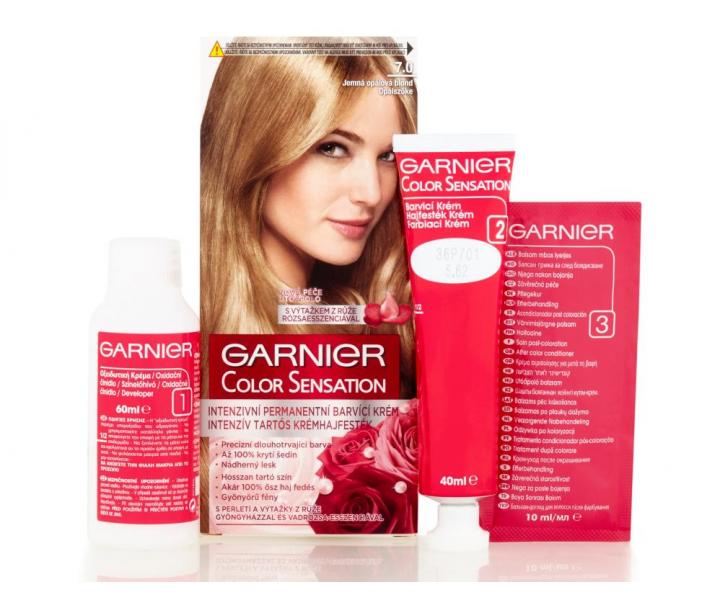 Permanentn barva Garnier Color Sensation 7.0 jemn oplov blond