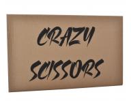 Kadeřnická tunika na knoflíky Crazy Scissors - černá, XS