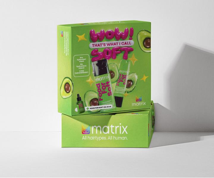 Dárková sada pro hydrataci a hebkost suchých vlasů Matrix Food For Soft