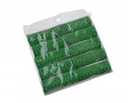 Plastov natky na vlasy s jehlami Bellazi - pr. 23 mm, 8 ks, zelen