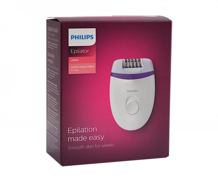 Dámský epilátor Philips Satinelle 2000 BRE225/00 - bílý, fialový