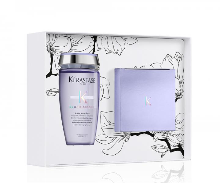 Drkov sada pro zesvtlen a melrovan vlasy Krastase Blond Absolu Spring Box