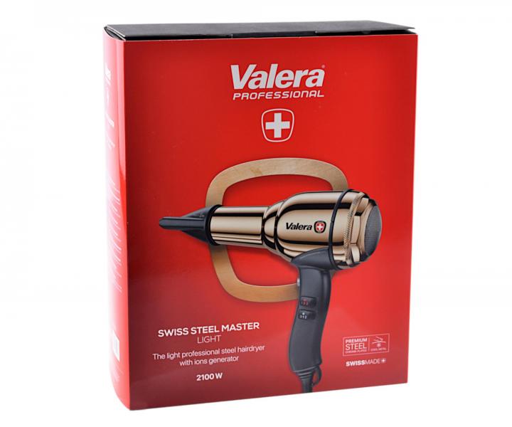 Profesionální fén na vlasy Valera Swiss Steel Master Light - 2100 W, zlatý