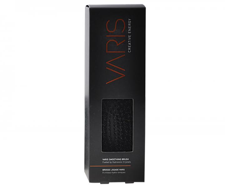 Kartáč na vlasy s kančími a nylonovými štětinami Varis Smoothing Brush - černý