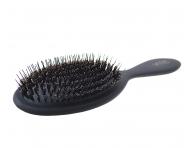 Kartáč na vlasy s kančími a nylonovými štětinami Varis Smoothing Brush - černý