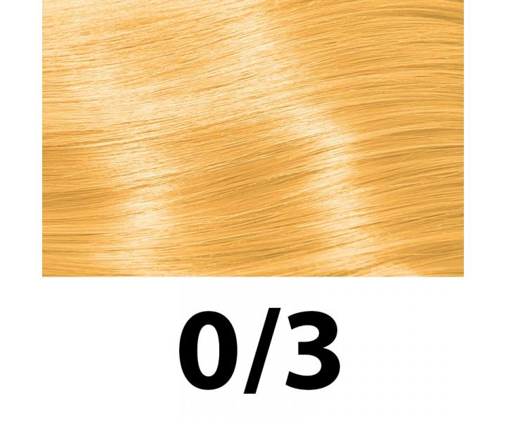 Barva na vlasy Subrina Professional Permanent Colour 100 ml - 0/3 kreativní mix tón - zlatý