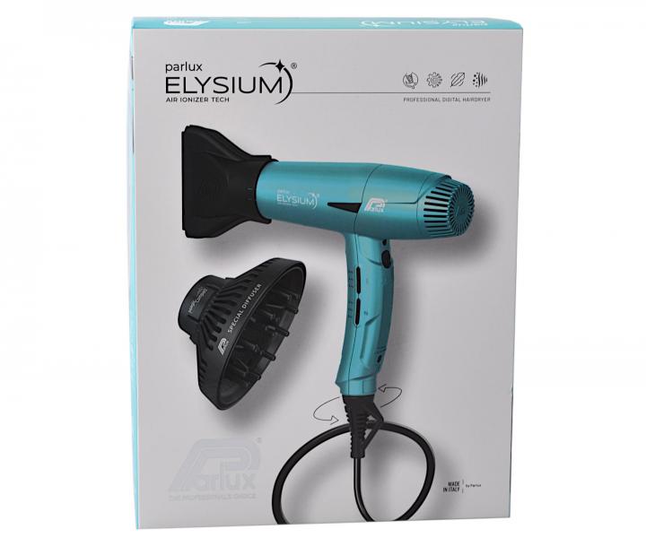 Profesionální fén na vlasy s difuzérem Parlux Elysium Galaxy Blue - 2300 W, azurový