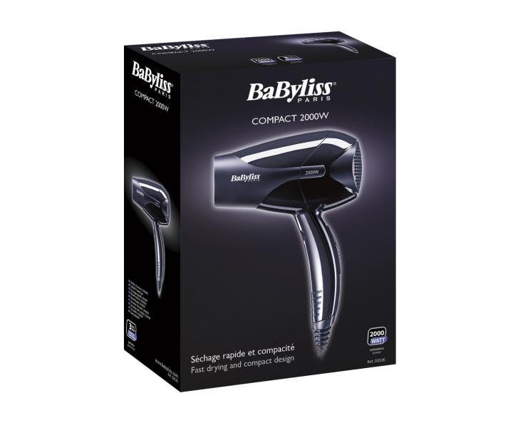 Fén na vlasy BaByliss Compact 2000W D212E - fialový