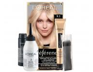 Permanentní barva Loréal Préférence 9.1 velmi světlá popelavá blond