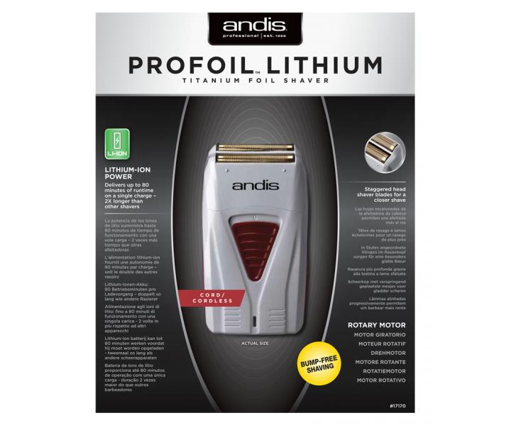 Profesion�ln� plan�etov� holic� strojek Andis ProFoil Shaver TS-1 - pou�it�, po�kozen� obal