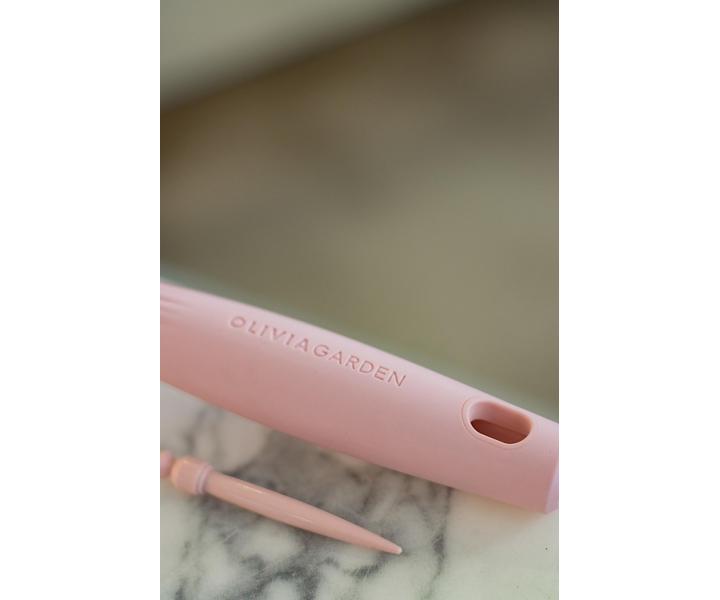 Kulat foukac kart na vlasy Olivia Garden Expert Blowout Speed XL Pastel Pink - 65 mm