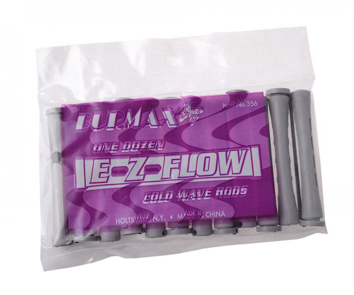 Plastové natáčky na trvalou Bellazi pr. 9 mm - 12 ks, šedé