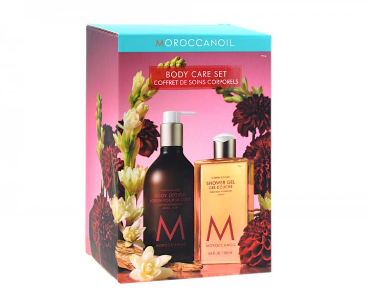Dárková sada pro péči o tělo Moroccanoil Dahlia Rouge Body Care Set