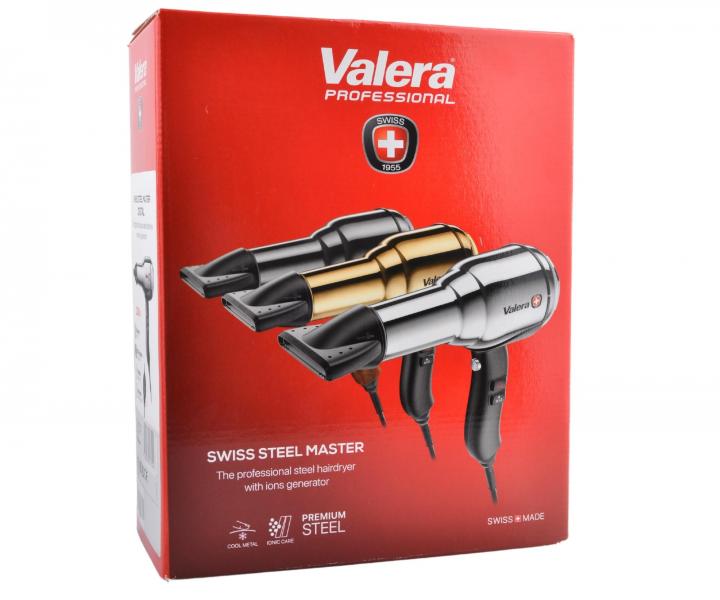 Profesionální fén s ionizátorem Valera Professional Swiss Steel Master Digital - 2200 W, chromový