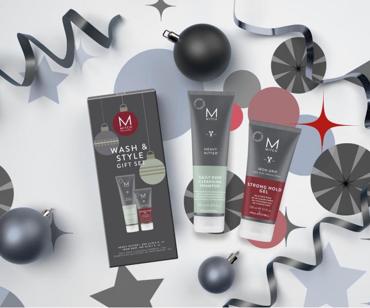 Pánská dárková sada pro péči a styling vlasů Paul Mitchell Mitch Wash & Style Gift Set