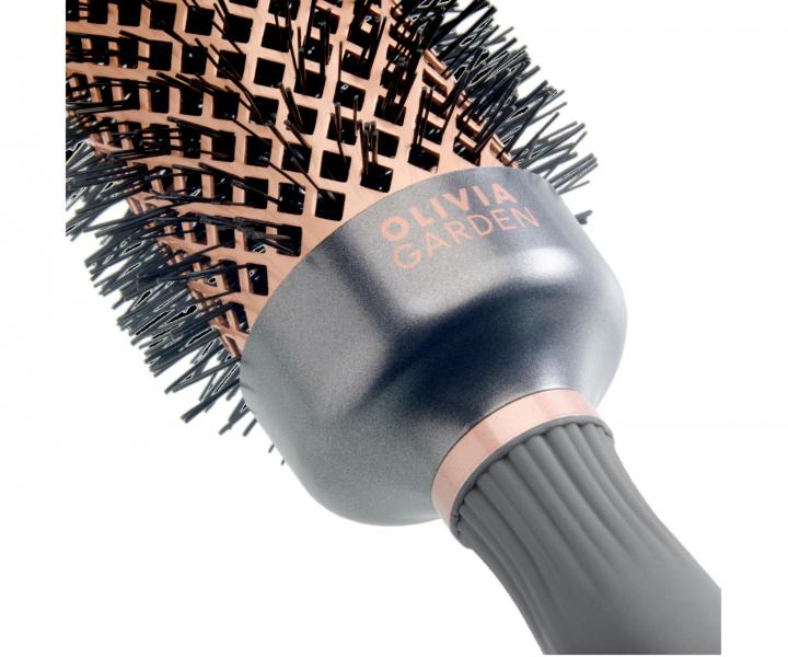 Kulatý foukací kartáč na vlasy Olivia Garden Expert Blowout Heat Nylgard - 65 mm