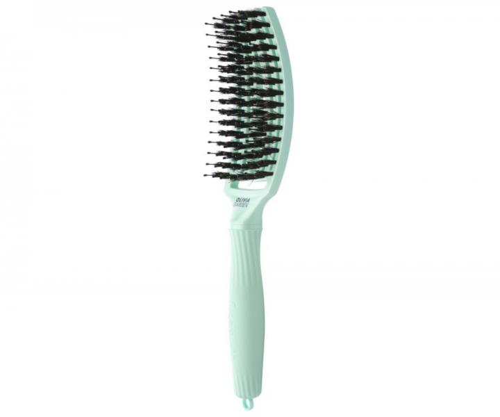 Kartáč Olivia Garden Fingerbrush Combo Medium Arctic Teal - arktický tyrkysový