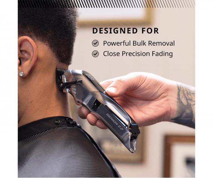 Profesion�ln� strojek na vlasy Wahl Senior 2.0 Professional Cordless Clipper - �ern�