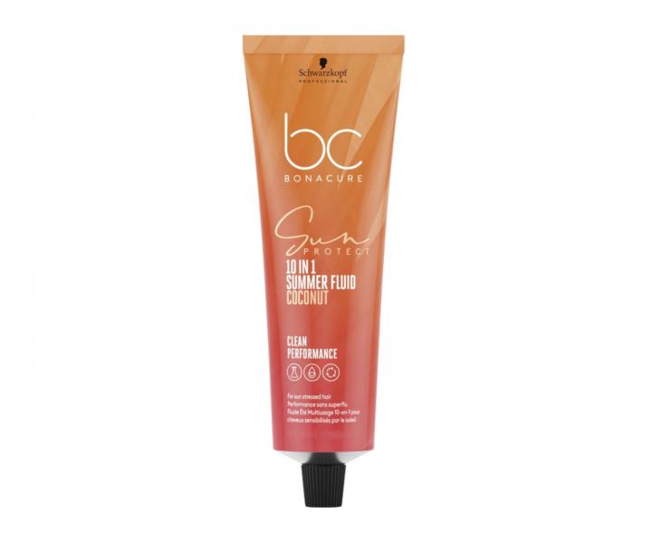 Cestovní sada pro sluncem zatěžované vlasy Schwarzkopf Professional BC Bonacure Sun Protect + kosmetická taška zdarma