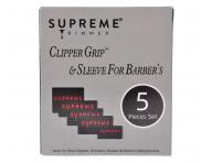 Protiskluzov� n�vleky pro st�ihac� strojky Supreme Trimmer Clipper Grip - �ern�, 5 ks