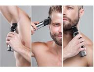 Multifunkční zastřihovač vlasů, vousů a celého těla Sencor Multigroomer Set for Men SHP 8500BK - stříbrný