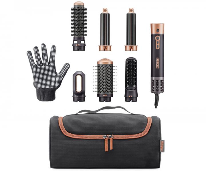 Multifunk�n� stylingov� kulmof�n se �esti n�stavci Princess Airstyler Plus 529215  - 1000 W, �ern�