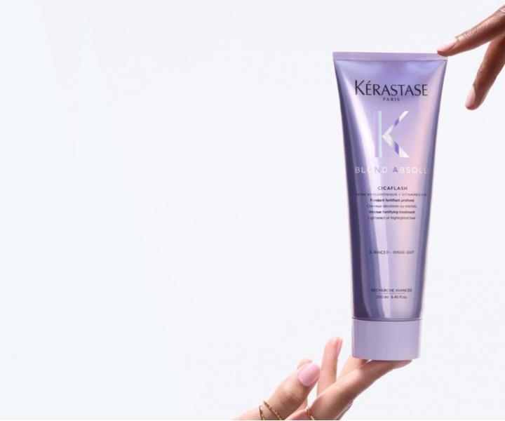 Sada pro rozjasn�n� blond vlas� K�rastase Blond Absolu s olejem Elixir Ultime L'Huile Originale Refillable