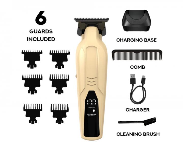 Profesion�ln� konturovac� strojek na vlasy Supreme Trimmer Vader Lite ST3700/S - b�ov�