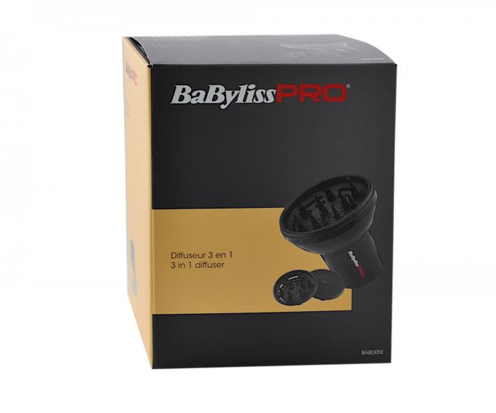 Univerzální difuzér pro fény BaByliss Pro - černý, 3 nástavce