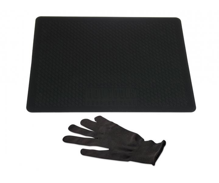 Kulma na vlasy Hot Tools Black Gold Curl Bar - 25 mm + ta�ka Hot Tools Appliance Caddy zdarma