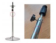 Stojan pro cvi�nou hlavu Sibel Stabi-Foot - chromov� - II. jakost - po�kr�ban� ty�