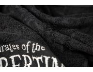 Bavlněný ručník Pirates of the Barbertime Towel With Barbertime Logo 50 x 90 cm - černý
