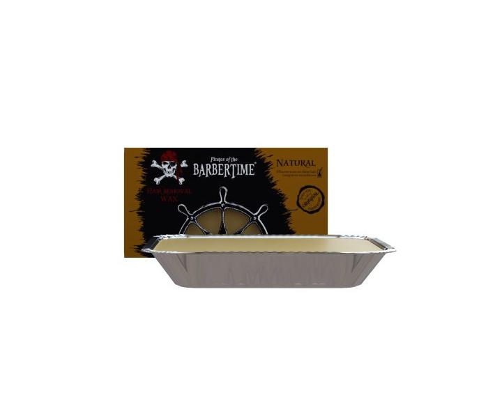 Depilační vosk Pirates of the Barbertime Hard Removal Wax Natural - žlutý, 500 g