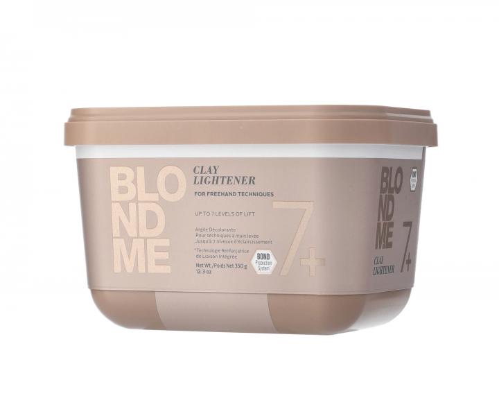 Zesvětlující jílovitý pudr Schwarzkopf Professional BlondMe Clay Lightener 7+ - 350 g