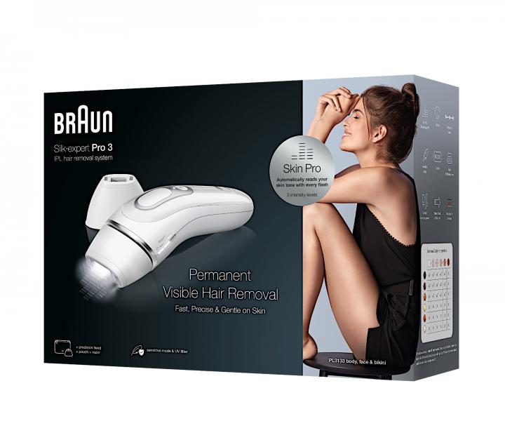 IPL epilátor Braun Silk-expert Pro 3 - PL3133 + holicí strojek Gillete Venus Embrace zdarma