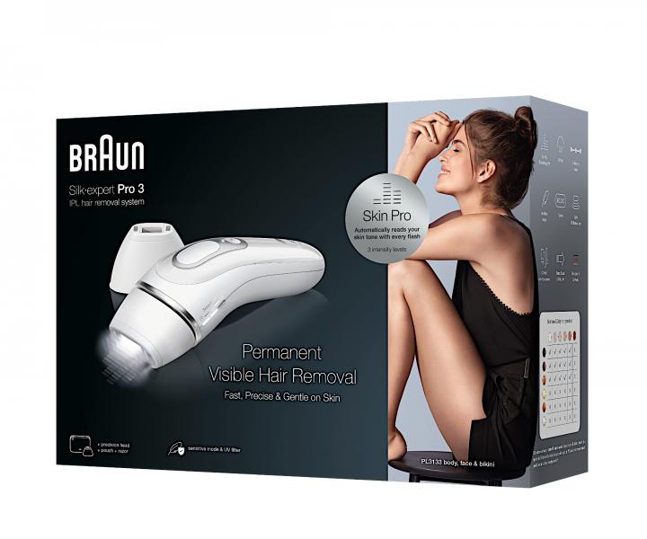 IPL epiltor Braun Silk-expert Pro 3 - PL3133 + holic strojek Gillete Venus Embrace zdarma