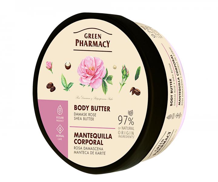 Tělové máslo s damašskou růží a bambuckým máslem Green Pharmacy Body Butter - 200 ml
