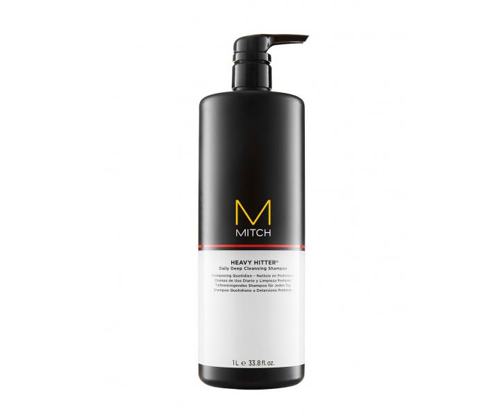 Drkov sada istcho amponu Paul Mitchell Mitch Heavy Hitter + fixan gel Steady Grip zdarma