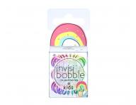 Dětská spirálová gumička do vlasů Invisibobble Kids Magic Rainbow - duhová, 3 ks