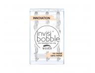 Spirálová sponka do vlasů Invisibobble Waver Crystal Clear - 5,5 cm, čirá, 3 ks